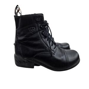 Ariat Scout Paddock Boots Womens 8 B Black Leather Outdoor Equestrian Gorpcore